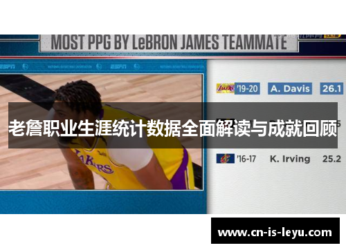 老詹职业生涯统计数据全面解读与成就回顾 老詹职业生涯统计数据全面解读与成就回顾